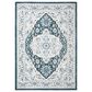 Safavieh Isabella 8" x 10" Navy and Creme Area Rug, , large