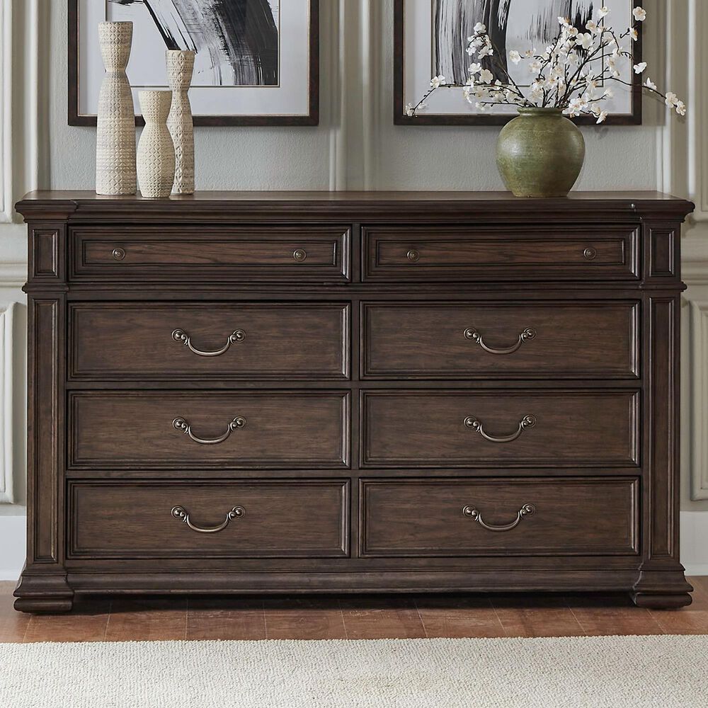 Belle Furnishings Provence Park 8-Drawer Dresser Only in Chateau Brown, , large
