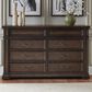 Belle Furnishings Provence Park 8-Drawer Dresser Only in Chateau Brown, , large