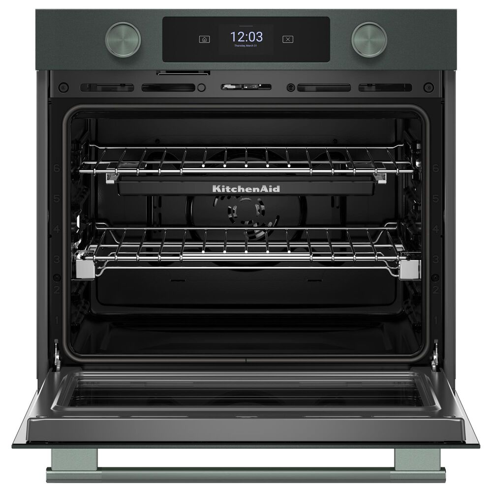 KitchenAid 2-Piece Kitchen Package with Juniper 30" Smart Single Wall Oven and Black 30" Electric Cooktop, , large