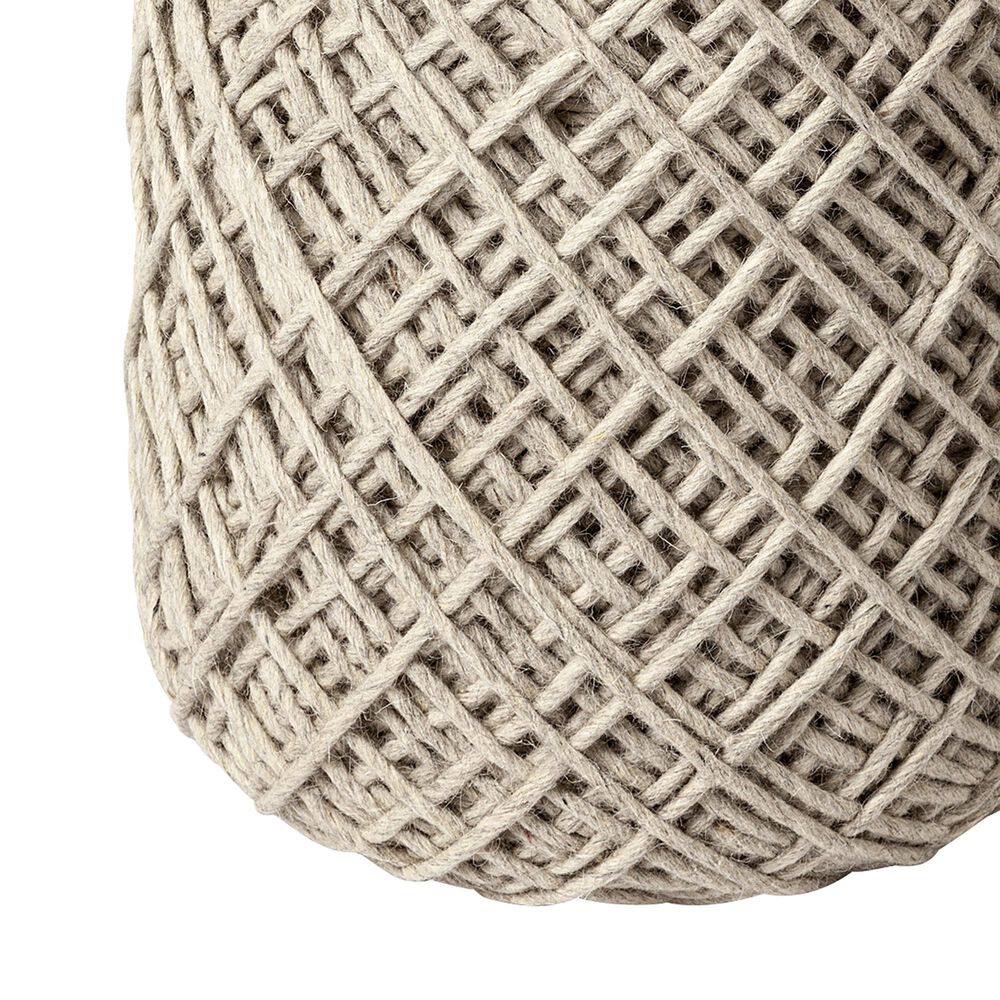 Mercana Allium Pouf in Oatmeal, , large