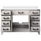 Lexora Home Laurel 48" Single Bathroom Vanity in White Oak with White Quartz Top and Rectangular Sink, , large