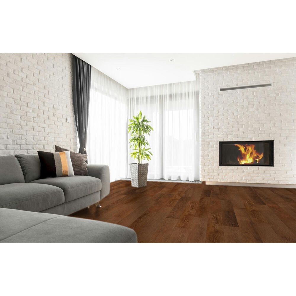 Cali Flooring Trestles Saddlewood 7" x 48" Luxury Vinyl Plank, , large