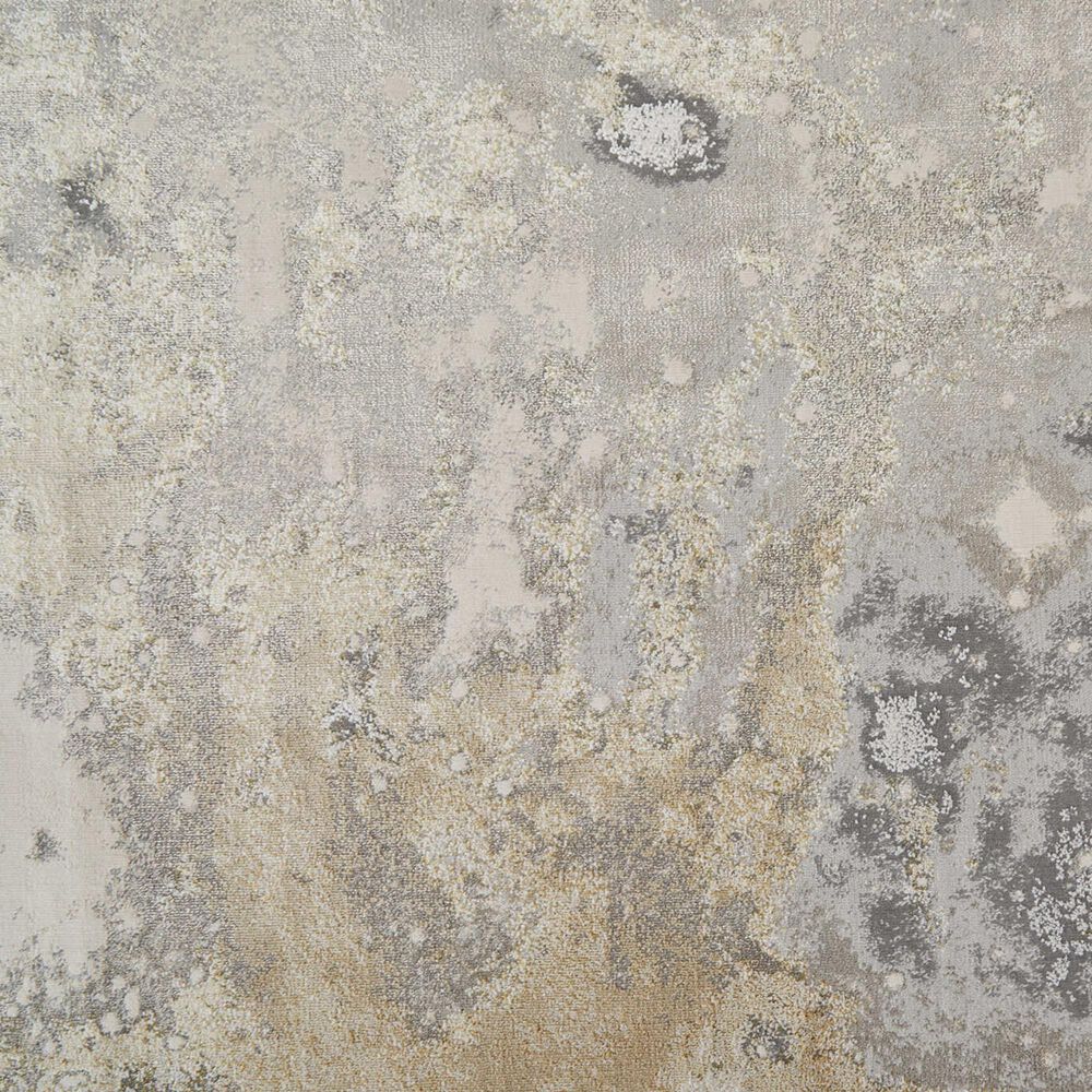 Feizy Astra 3&#39;11&quot; x 6&#39; Gray and Gold Area Rug, , large