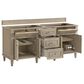 James Martin Vanities Lorelai 72" Double Vanity in Whitewashed Oak with 3 cm Lime Delight Quartz Top, , large