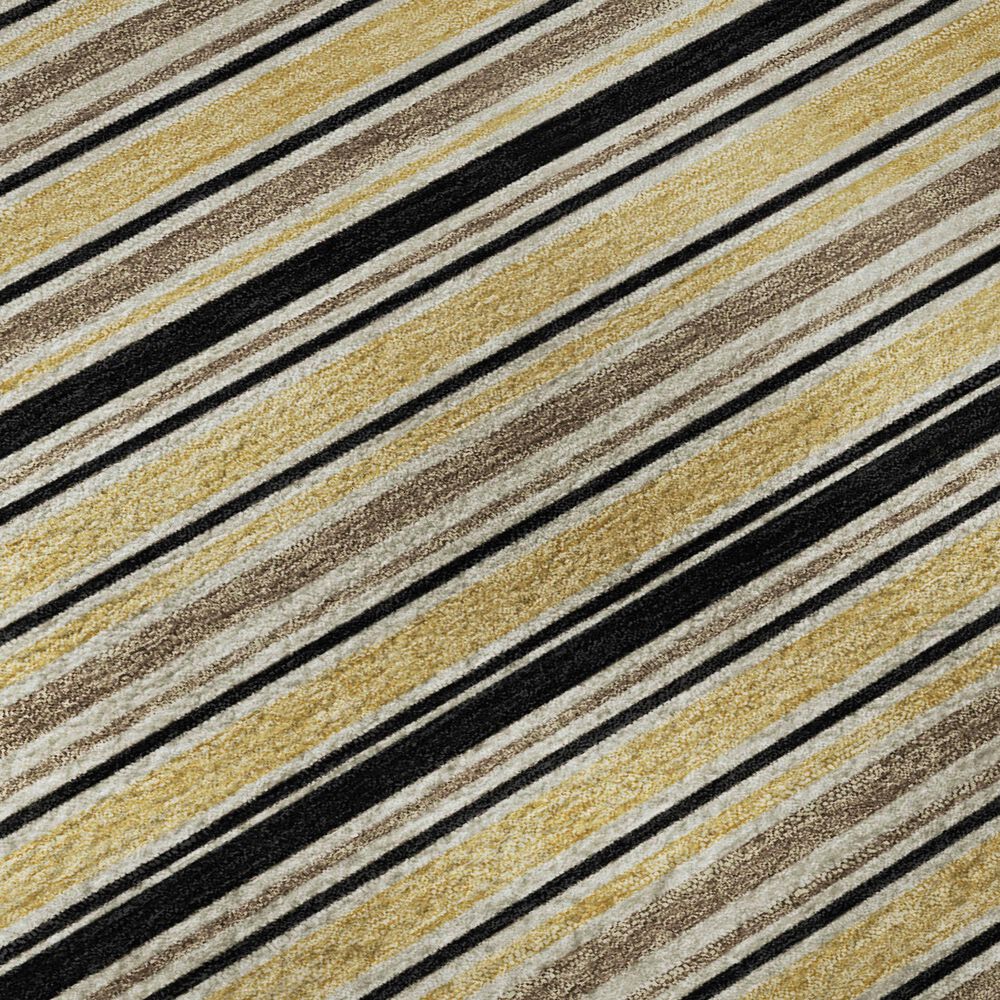 Dalyn Rug Company Soft Essentials Striped Honey 5' x 7'6" Indoor/Outdoor Area Rug, , large