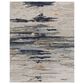 Surya Kavita 8" x 10" Medium Gray, Ink Blue, Deep Teal, Dark Brown, Dusty Pink, Beige and Brick Red Area Rug, , large