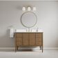 37B Heston 48" Single Bathroom Vanity in Kona with White Composite Stone Top and Backsplash, , large