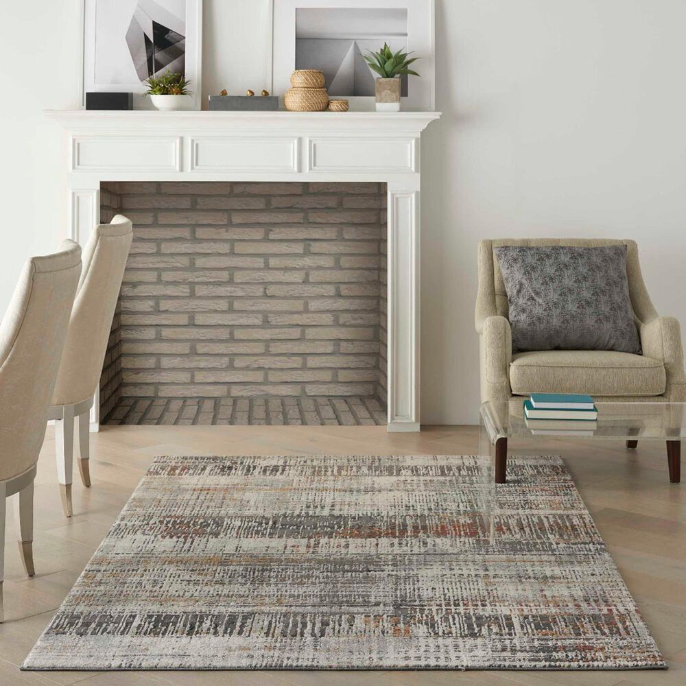 Nourison Tangra 5&#39;3&quot; x 7&#39;3&quot; Multicolor Area Rug, , large