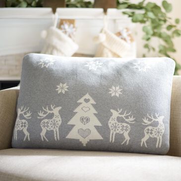 Safavieh Twinkling 24" x 16" Pillow in Gray, , large