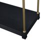 Century Cadence 1-Drawer Nightstand in Mocha and Antique Brass, , large