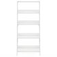 HOMLUX 5-Tier Ladder Display Bookshelf in White, , large