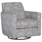 Fusion Furniture Amos Pebble Swivel Glider Chair in Dynamic Horizon, , large