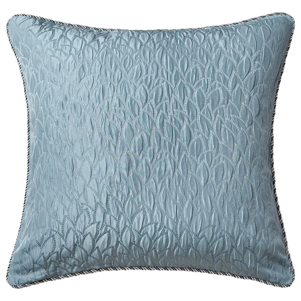 BCP Home Waterford Springdale Euro Sham in Blue and Taupe, , large