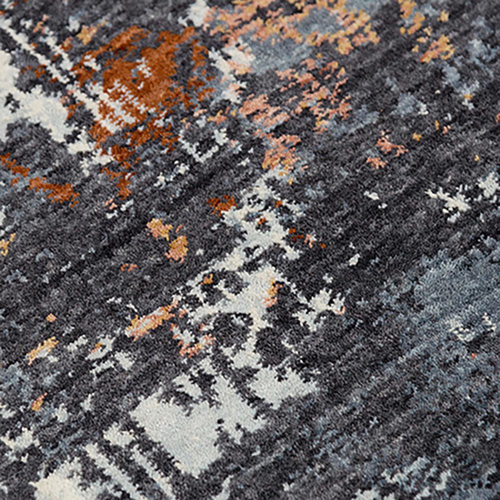 RIZZY Logan LOG735 2&#39;6&quot; x 8&#39; Blue Runner, , large