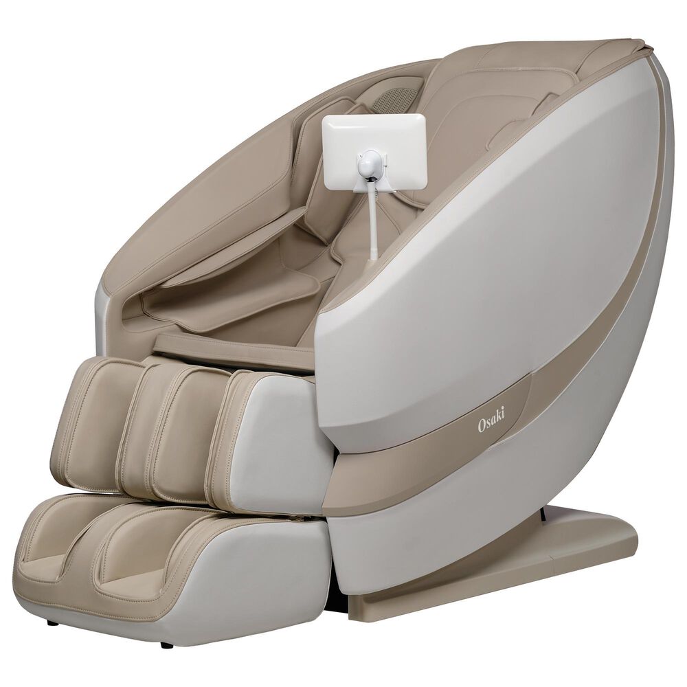 Osaki Oasis Zero Gravity Massage Chair in Beige, , large