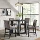 Mayberry Hill Wakefield 5PC Counter Set with Table and 4 Chairs in Espresso, , large