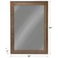 Pacific Landing Accent Floor Mirror in Distressed Brown, , large