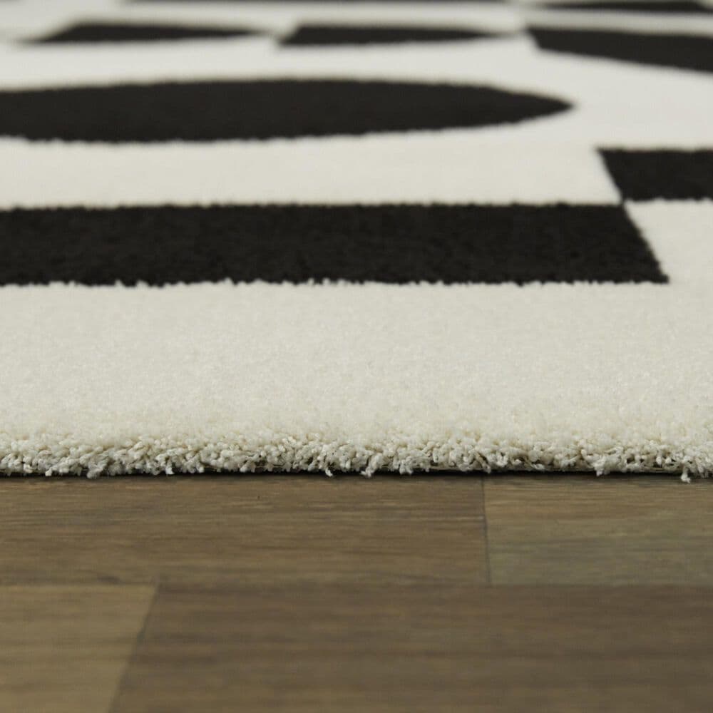 Balta Rugs Steiner 5&#39;3&quot; x 7&#39; Black Area Rug, , large
