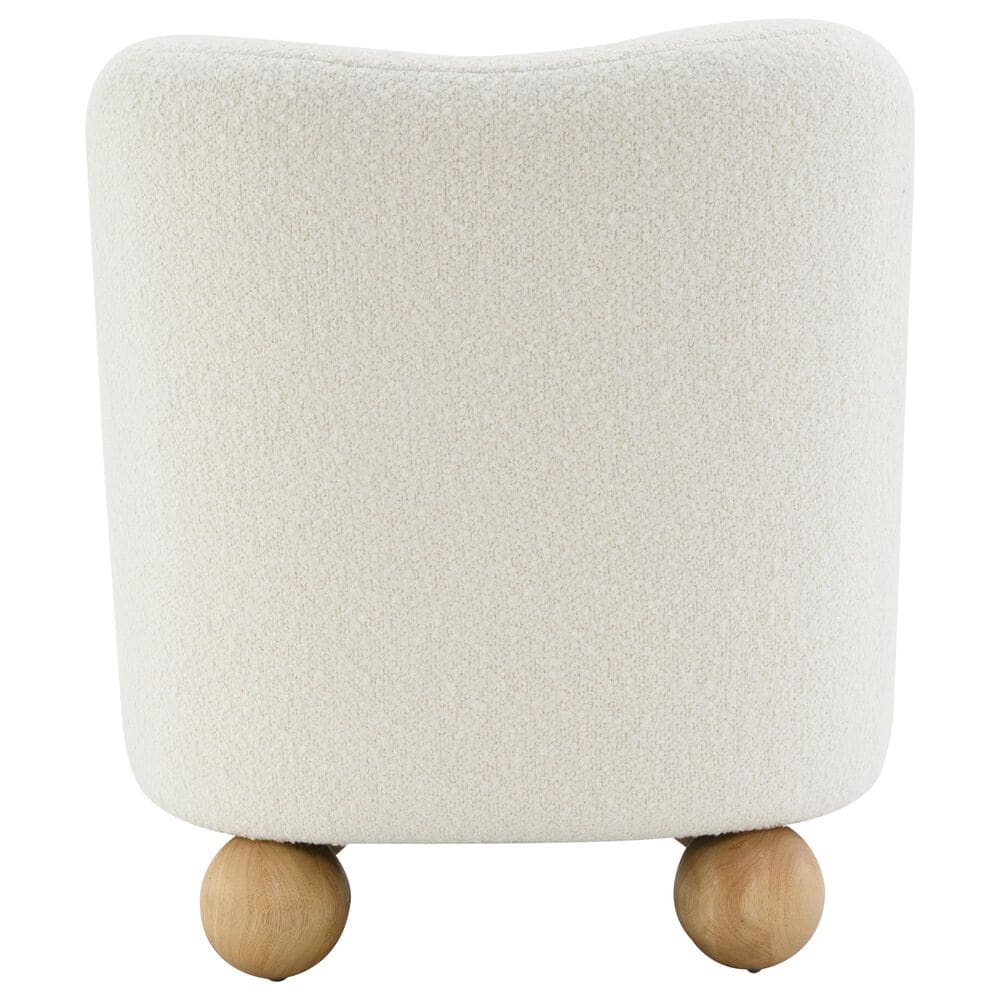 Furniture of America Velra Accent Chair in White, , large