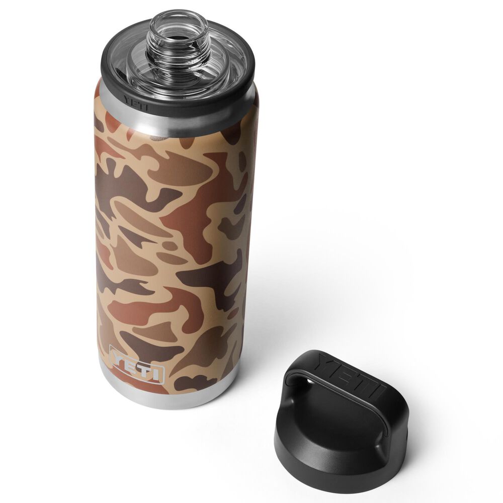 YETI Rambler 26 Oz Water Bottle with Chug Cap in Wetlands Camo, , large