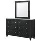 Crown Mark Cadence 4-Piece King Bedroom Set in Black and White, , large