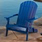 Hearth and Haven Malibu Outdoor Folding Adirondack Chair in Blue, , large