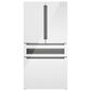 Bosch 800 Series 20.5 Cu. Ft. French Door Bottom Mount Refrigerator with Glass Door in Arctic White, , large