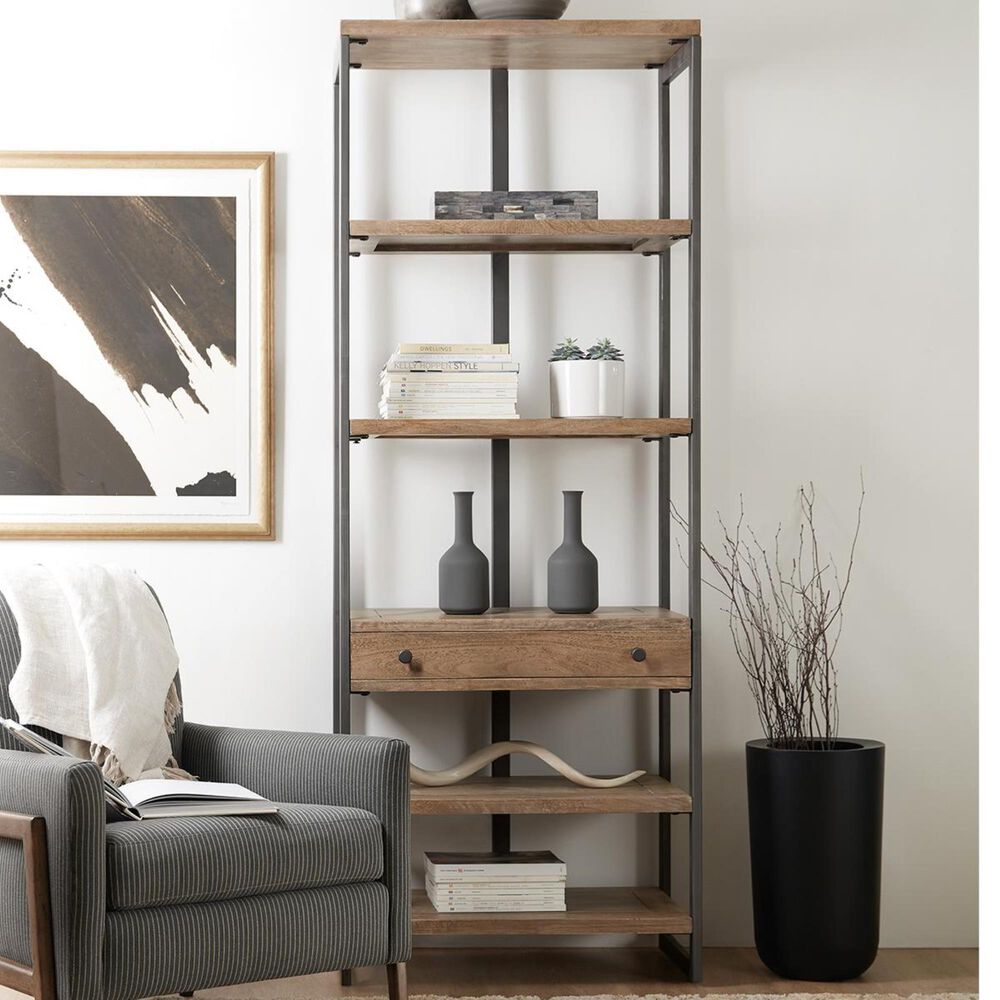 Hooker Furniture Bookcase in Medium Wood, , large