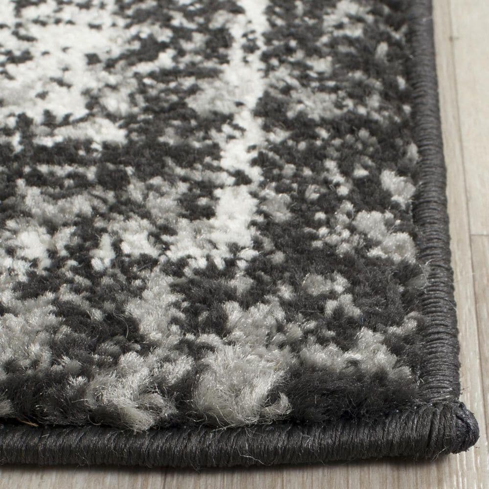 Safavieh Evoke EVK270K 2&#39;2&quot; x 11&#39; Charcoal and Ivory Runner, , large