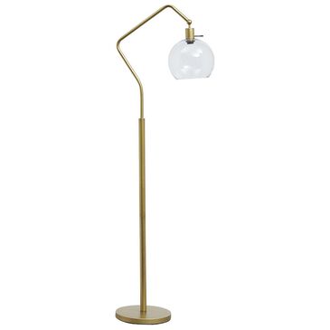 Ashley Marilee Floor Lamp in Antique Brass, , large
