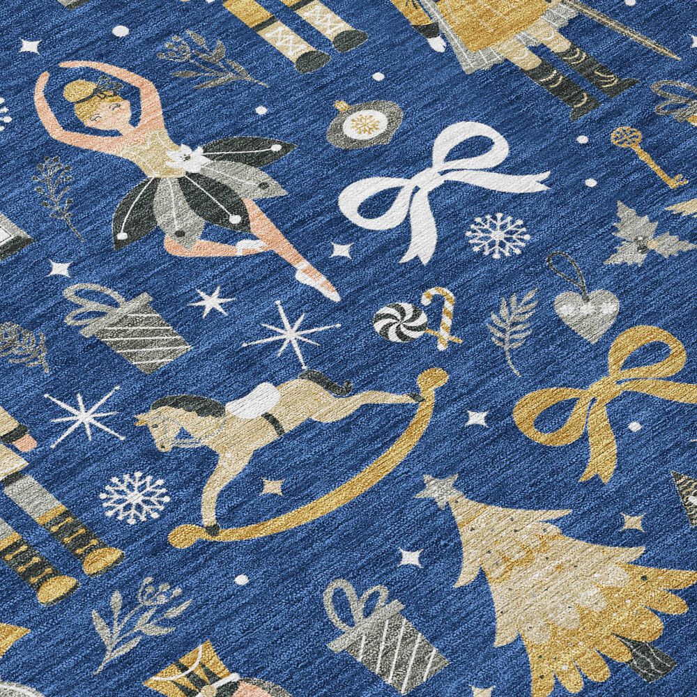 Dalyn Rug Company Wonderland WN35 Navy 3&#39; x 5&#39; Area Rug, , large