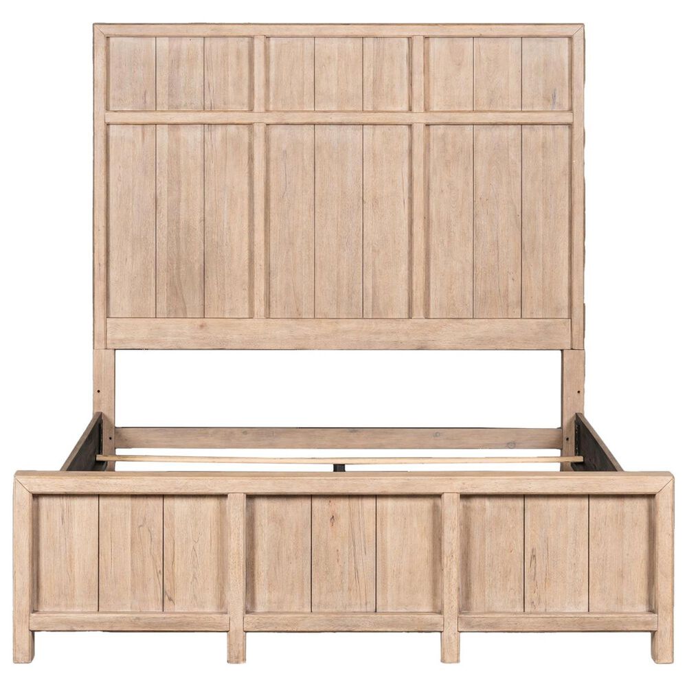 Belle Furnishings Proximity Place Queen Panel Bed in Barley Buff, , large