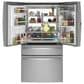GE Profile 27.6 Cu. Ft. 4-Door French-Door Refrigerator in Stainless Steel, , large