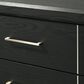 Crown Mark Charlie 4-Drawer Chest in Charcoal, , large