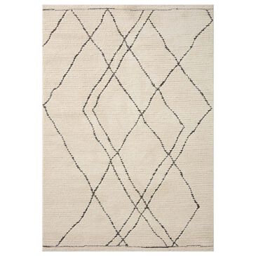 Loloi II Fabian 2"7" x 7"6" Ivory and Charcoal Runner, , large