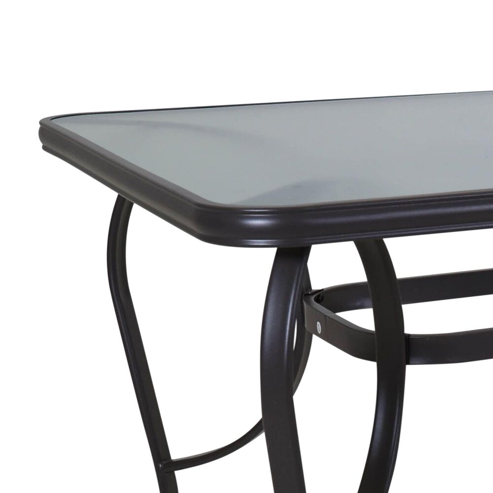 Redline Creation Inc. 35 x 62in Black Table with Hole for an Umbrella, , large