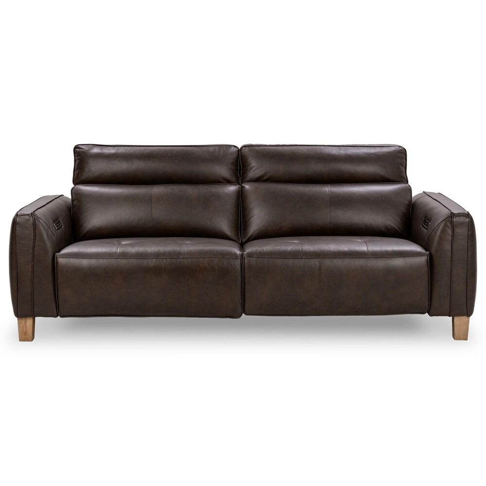 Classic Home Conway Right Arm Facing Power Recliner Chair in Brown, , large