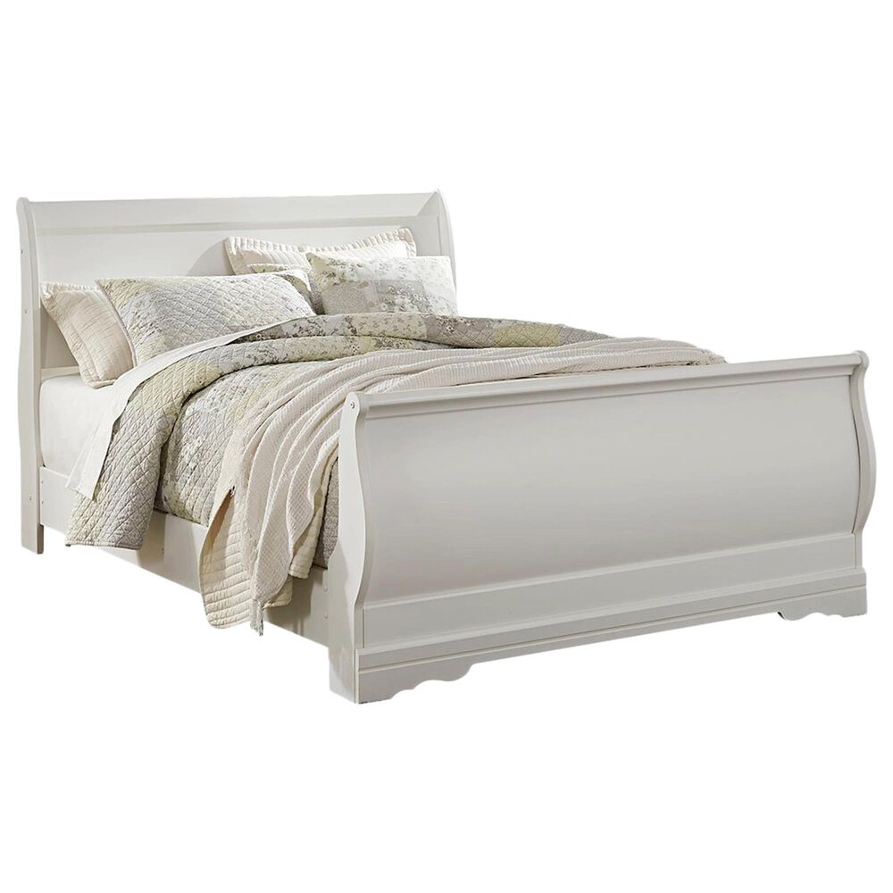 Ashley Anarasia 4-Piece Queen Bedroom Set in White, , large