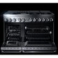 JennAir Noir 48" Professional Range with Gas Grill in Stainless Steel, , large