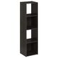 HOMLUX 4-Cube Cubic Shelf Storage Bookcase in Espresso, , large
