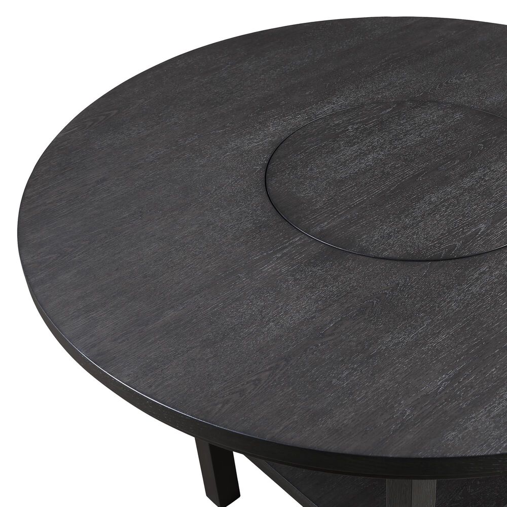 Crown Mark Guthrie Counter Height Table in Charcoal - Table Only, , large