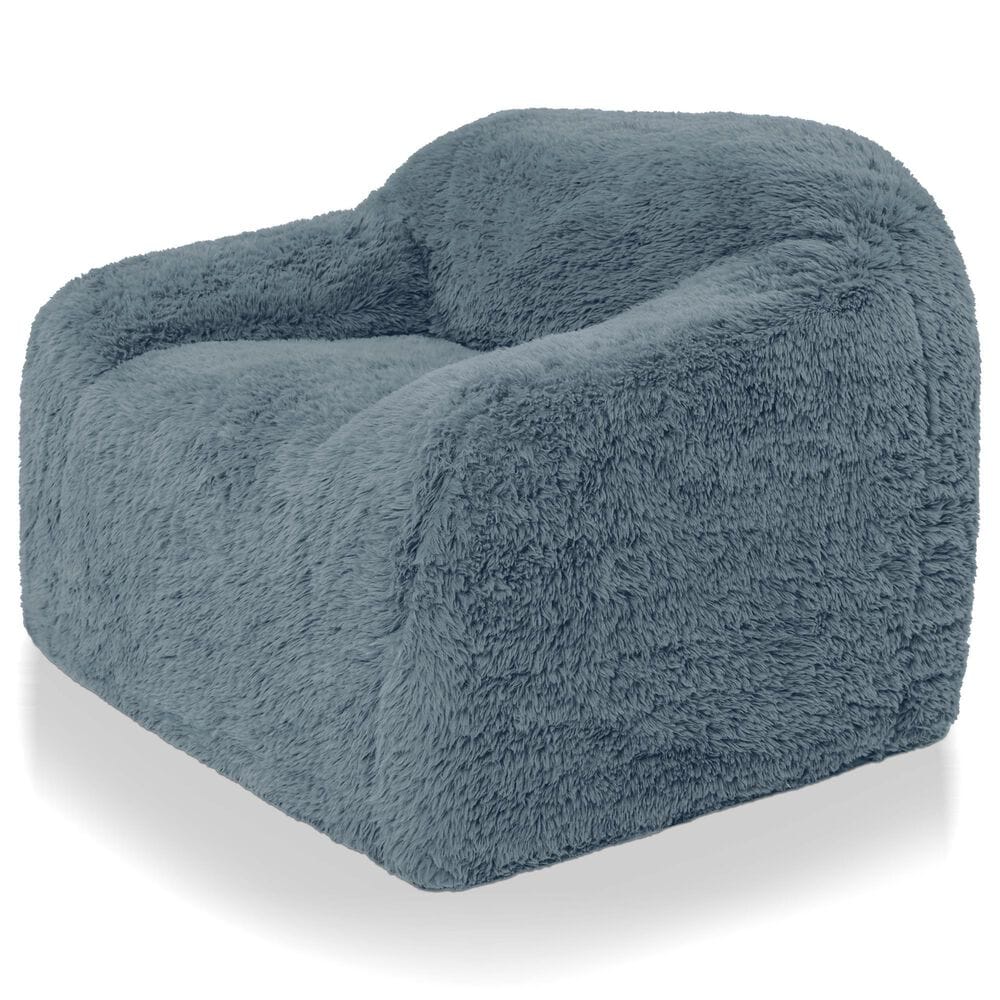Furniture of America Phael Accent Chair in Ocean Blue, , large