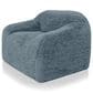 Furniture of America Phael Accent Chair in Ocean Blue, , large