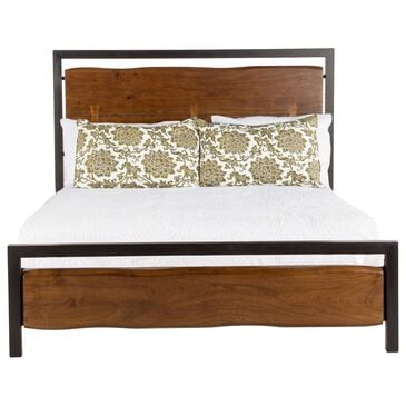 Home Trends & Design Aspen Queen Platform Bed in Walnut, , large