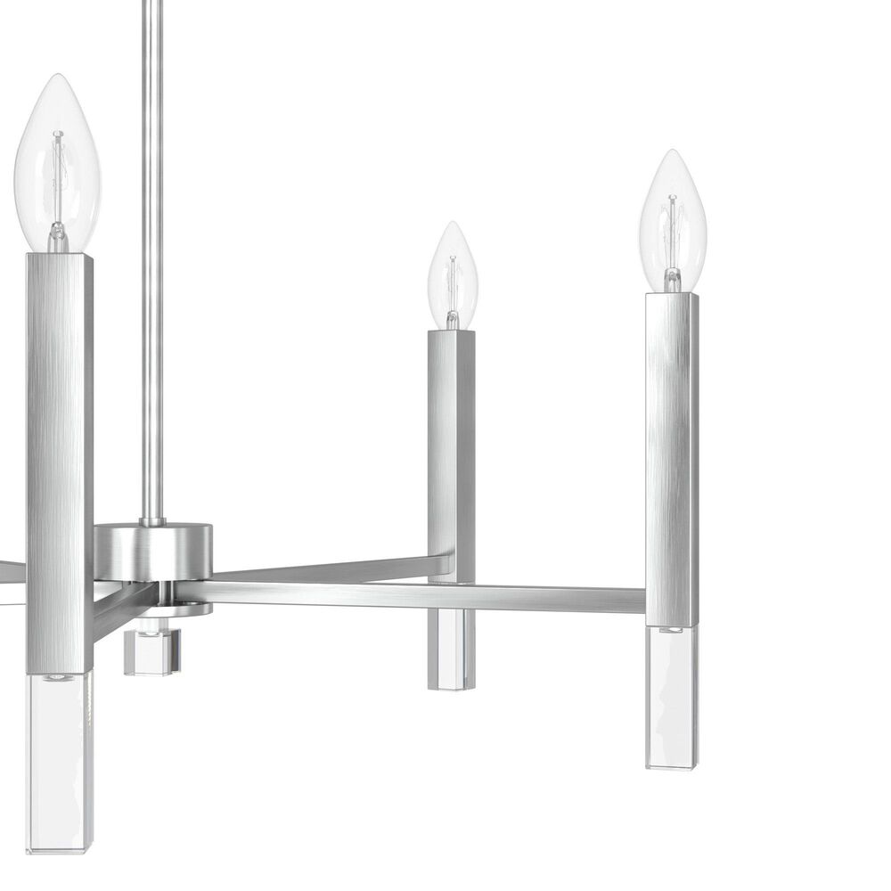 Hunter Sunjai 5-Light Chandelier in Brushed Nickel, , large