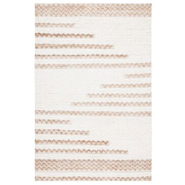 Safavieh Natura NAT720A 2"3" x 8" Ivory and Brown Runner, , large