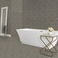 Dal-Tile Rekindle Medium Grey 13.5" x 13.5" Canvas Dot Porcelain Mosaic Sheet, , large