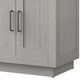 Lexora Home Abbey 60" Double Bathroom Vanity in White Oak with 2 cm White Quartz Top and Rectangular Sinks, , large