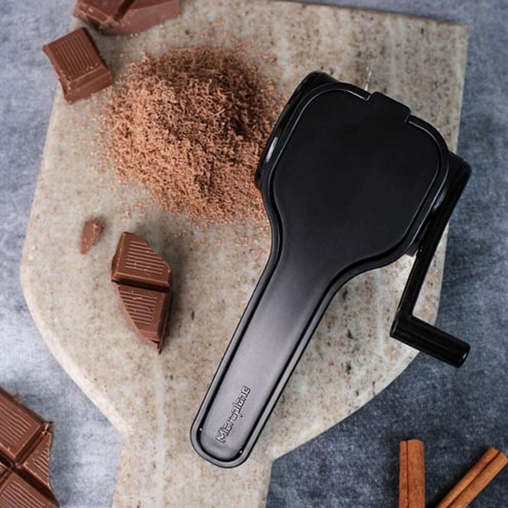 Microplane Fine Rotary Grater in Black, , large
